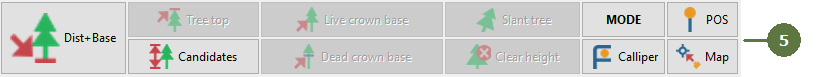 lib:\\Height measurement Distance + Base using Main Pole mode-The control panel 1.png